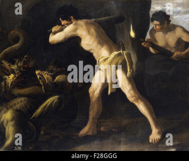 Francisco de Zurbarán - Hercules töten der Lernean Hydra Stockfoto