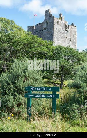 Moy Castle, Loch Buie, Isle of Mull, Inneren Hebriden, Argyle und Bute, Scotland, Großbritannien Stockfoto