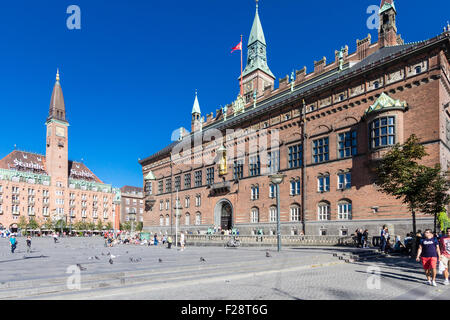 Kopenhagen City Hall Stockfoto