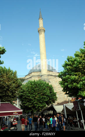 Minarett. Prizren. , Kosovo. Stockfoto