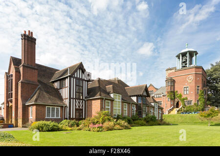 Bournville Carillon und Schule, Bournville Dorf Bournville, Birmingham, England, UK Stockfoto