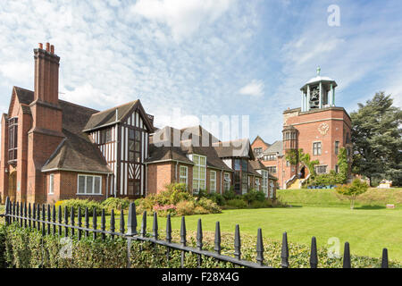 Bournville Carillon und Schule, Bournville Dorf Bournville, Birmingham, England, UK Stockfoto