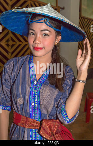 Tänzerin bei Kultur zeigen, Luang Prabang, Laos Stockfoto