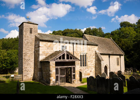 St Gregory Minster, Kirkdale, in der Nähe von Kirkbymoorside, North Yorkshire, England, UK. Stockfoto