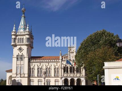 SINTRA, PORTUGAl - 25. Oktober 2014: Sintra Rathausgebäude, Portugal Stockfoto