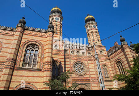 Die herrlichen Dohany Straße Synagoge in Budapest, Ungarn. Stockfoto