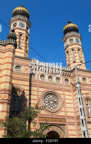 Die herrlichen Dohany Straße Synagoge in Budapest, Ungarn. Stockfoto