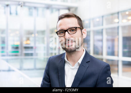 Porträt eines Kaufmanns Stockfoto