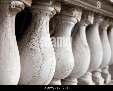 Detail von einem Venedig-balaustrade Stockfoto