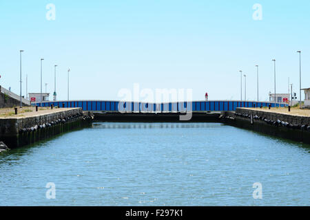 St. Nazaire Chantiers de l ' Atlantique Hafen Stockfoto