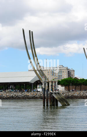 St. Nazaire Chantiers de l ' Atlantique Hafen Stockfoto