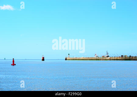 St. Nazaire Chantiers de l ' Atlantique Hafen Stockfoto