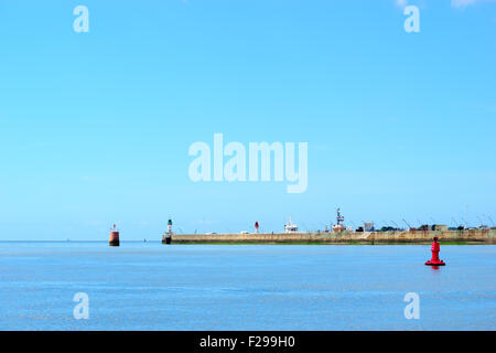 St. Nazaire Chantiers de l ' Atlantique Hafen Stockfoto