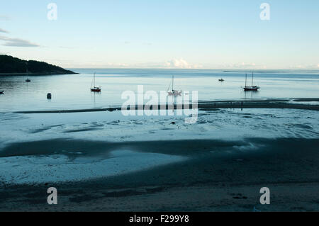 Die Ebbe des Hl. Laurentius rive in Tadoussac Stockfoto