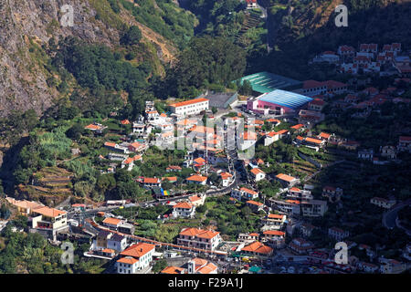 Curral Das Freiras - Tal der Nonnen, Madeira, Portugal Stockfoto