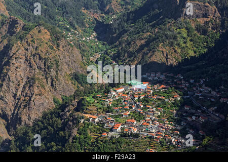 Curral Das Freiras - Tal der Nonnen, Madeira, Portugal Stockfoto