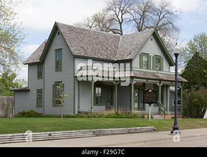 Novelist Sinclair Lewis Elternhaus in Sauk Centre, Minnesota Stockfoto