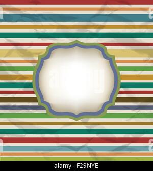 Retro-Streifenmuster, bunte Vintage-Hintergrund Stock Vektor