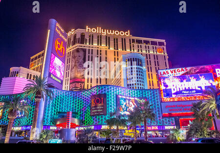 Blick auf den Strip in Las Vegas, Nevada Stockfoto