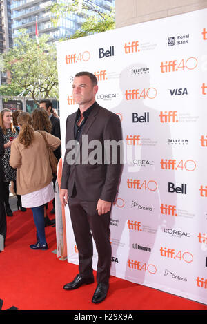 Toronto, Ontario, Kanada. 14. Sep, 2015. Schauspieler LIEV SCHREIBER besucht die "Spotlight"-Premiere in 2015 Toronto International Film Festival im Princess of Wales Theatre am 14. September 2015 in Toronto, Kanada. Bildnachweis: Igor Vidyashev/ZUMA Draht/Alamy Live-Nachrichten Stockfoto