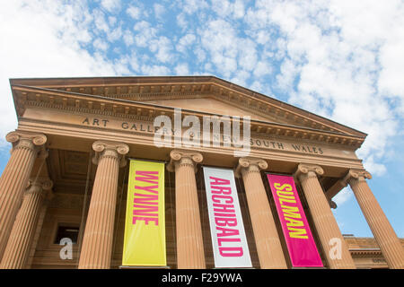 Außenaufnahme des die Art Gallery von New South Wales befindet sich in Sydney, Australien Stockfoto