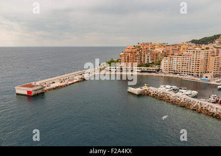 Port-Fontvielle Hafen in Monaco, Frankreich, EU Stockfoto
