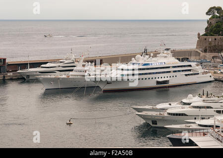 Hercule Hafen, Monaco, Frankreich, EU Stockfoto