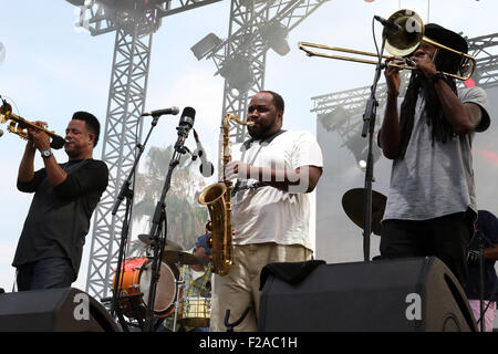 Nice Jazzfestival 2015 - Auftritte Featuring: The Soul Rebels wo: Nizza, Côte d ' Azur, Frankreich bei: 12. Juli 2015 Stockfoto