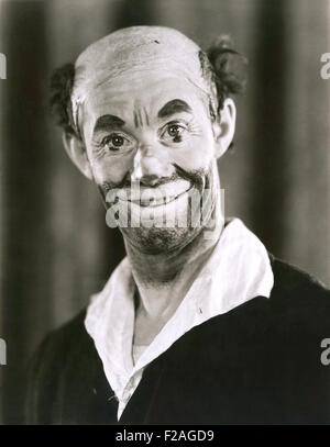 Lächelnden Clown (OLVI008 OU169 F) Stockfoto