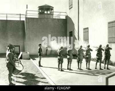 Mit Blick auf das Erschießungskommando (OLVI008 OU084 F) Stockfoto