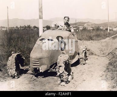 Reifen-Probleme (OLVI007 OU959 F) Stockfoto