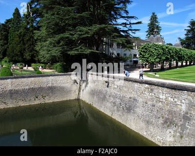 Château de Chenonceau, Catherine Garten, Loire-Tal, Fluss Cher, Indre-et-Loire, Touraine, Frankreich Stockfoto