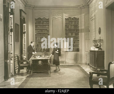 Fragen zu besprechen (OLVI007 OU779 F) Stockfoto
