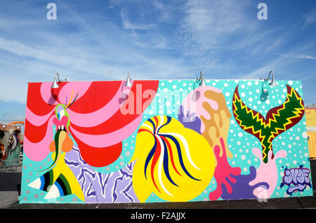 AVAF Coney Kunst Wände Coney Island, brooklyn Stockfoto