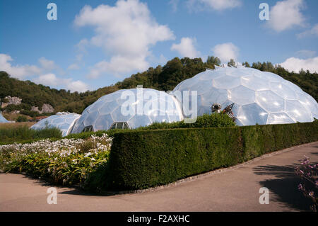 Das Eden Projekt Cornwall England UK Stockfoto