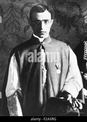 Eugenio Pacelli, die Zukunft Papst Pius XII., in London für die Krönung von König George V. June 1911. (CSU 2015 9 993) Stockfoto