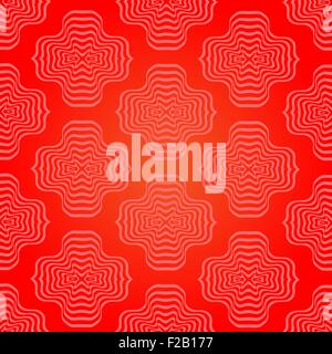 Abstrakt rot Retro-geometrisch Stock Vektor
