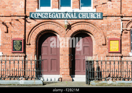 Eine Gemeindekirche in Carrickfergus. Stockfoto