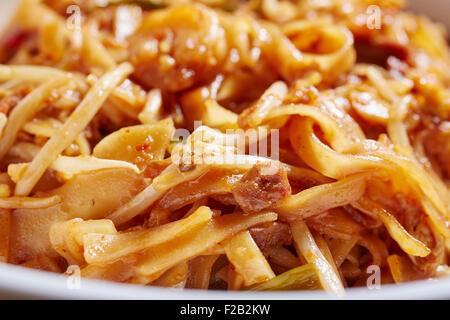 Garnelen Pad Thai, das Nationalgericht von Thailand Stockfoto