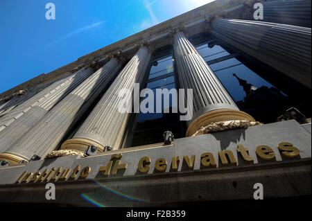 Instituto Cervantes in Madrid-Instituto Cervantes in Madrid Stockfoto