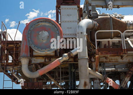 Arco, Idaho - Prüfstand für ein Atom-Jet-Bomber-Engine, die die US Air Force versucht, in den 1950er Jahren zu entwickeln. Stockfoto