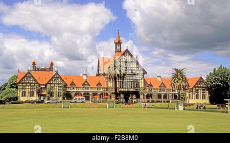 Rotorua, Neuseeland, Nordinsel, Kunst- und Geschichtsmuseum in Goverment Garten Stockfoto