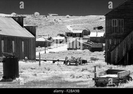 Verlassene Goldminen Geisterstadt Bodie State Historic Park, Kalifornien, Vereinigte Staaten von Amerika Stockfoto