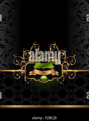 Golden Luxus-Hintergrund Stock Vektor