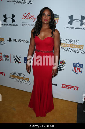 Sport-Humanitarian of the Year Awards 2015 - Ankünfte mit: Laila Ali Where: Los Angeles, California, Vereinigte Staaten von Amerika bei: 15. Juli 2015 Stockfoto