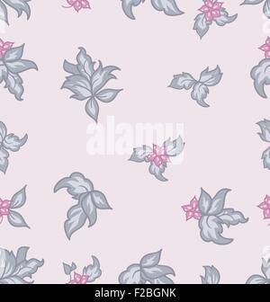 Niedliche Blume Vintage nahtlose Hintergrund Stock Vektor