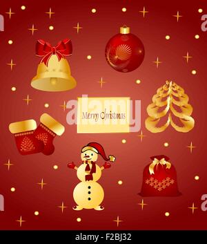 Weihnachtsartikel Stock Vektor