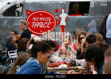 Der britischen Street Food Finals, Leeds, UK. Stockfoto