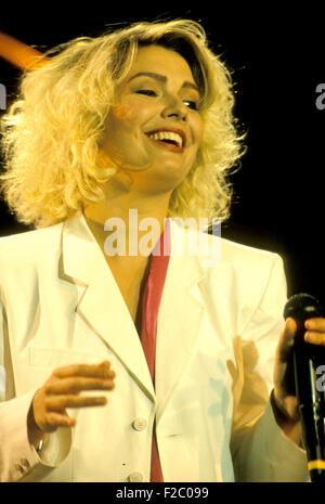 Pop-Sängerin KIM WILDE UK 1983 Stockfoto