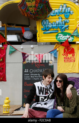 Der britischen Street Food Finals, Leeds, UK. Stockfoto